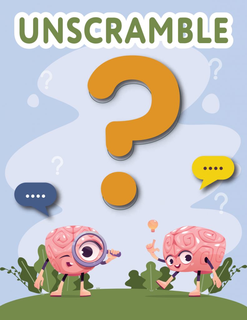 Unscramble Free Printable Worksheets Download Pdf