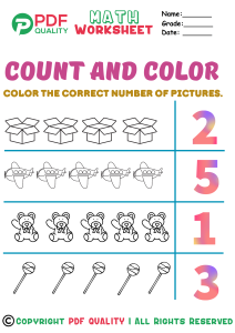 Count and color (a)