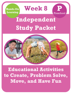 independent-study-packet-preschool-grade-week-8